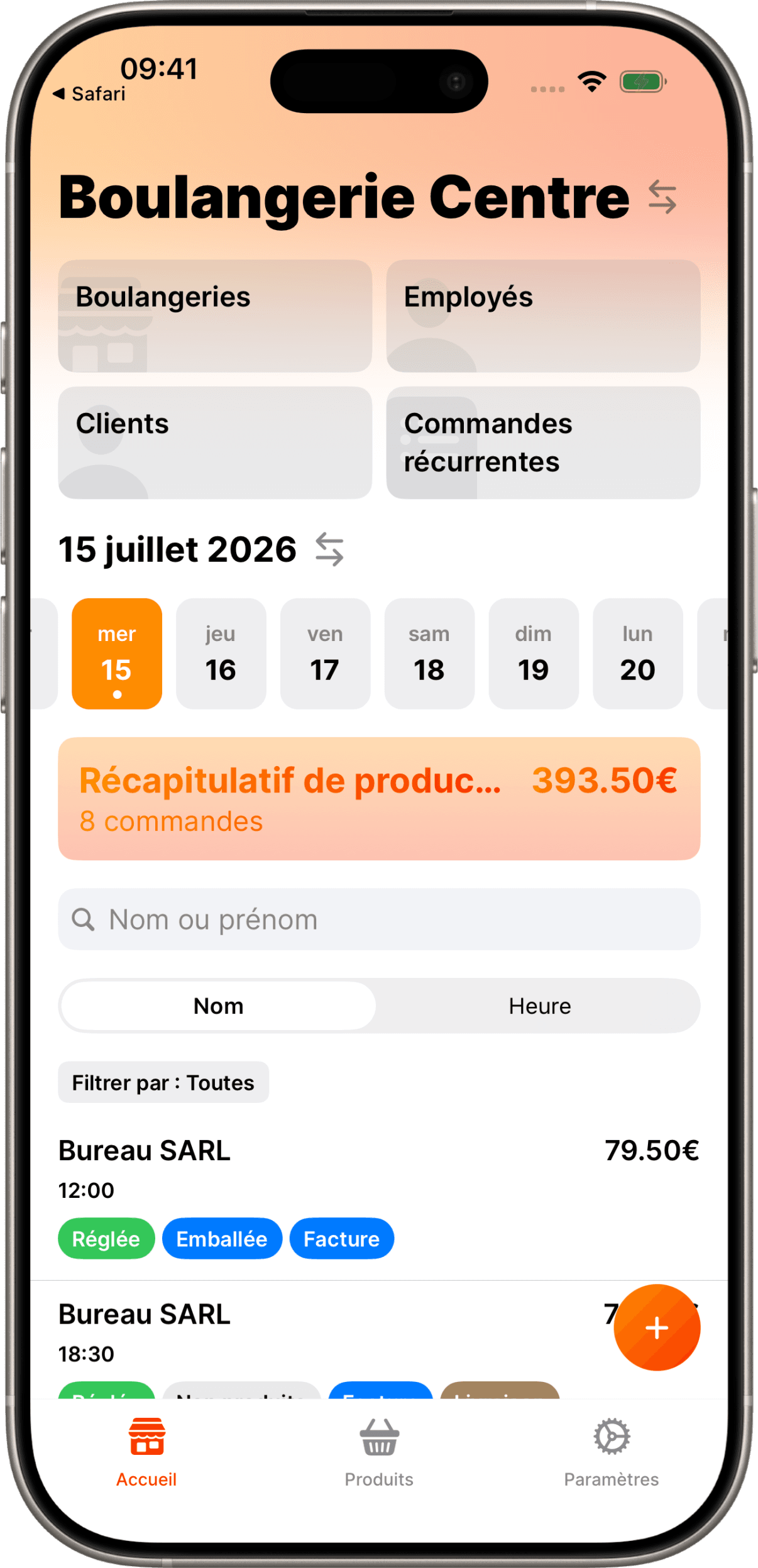 Liste des commandes Calpain